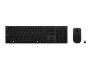 Lenovo Professional Wireless Rechargeable Combo Keyboard & Mouse – US English
