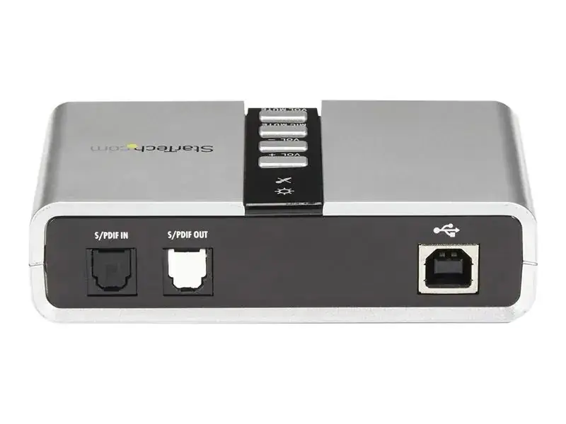 StarTech.com 7.1 USB Audio Adapter External Sound Card with SPDIF Digital Audio - Image 4